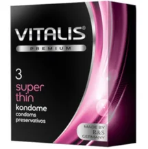 Ультратонкие презервативы Vitalis Premium Super Thin 3 шт