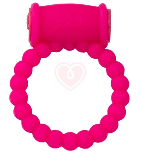 Стимулирующее виброкольцо ToyFa A-Toys розовое фото 1