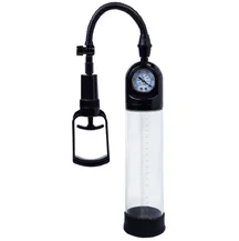 Вакуумная помпа с манометром ToyFa A-Toys 20 см чёрная