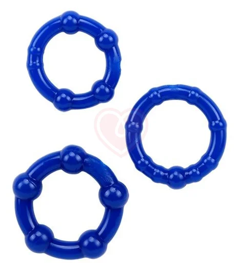Набор из трёх эластичных колец ToyFa A-Toys синие фото 1
