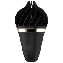 Вибратор с нежными лепестками Satisfyer Sweet Treat чёрный