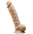 Фаллоимитатор на присоске с мошонкой SileXD Model 1 телесный 18 см фото 1