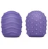 Рельефные силиконовые насадки для Le Wand Petite фиолетовые фото 1