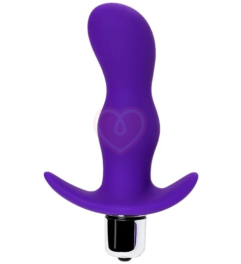 Анальная вибропробка A-Toys Vibro Anal Plug S фиолетовая фото 1