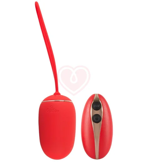 Виброяйцо с пультом управления Sweet Smile красное фото 1