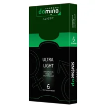 Тонкие презервативы Luxe Domino Classic Ultra Light 6 шт