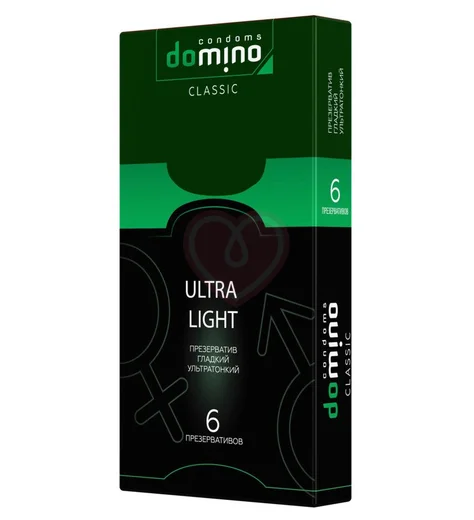 Тонкие презервативы Luxe Domino Classic Ultra Light 6 шт фото 1