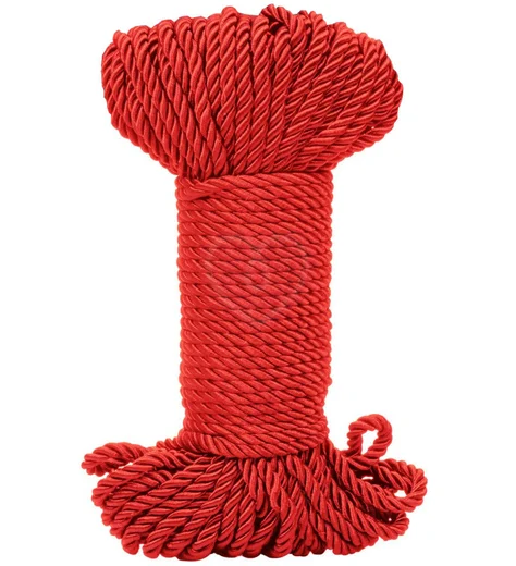 Верёвка Scandal BDSM Rope 30 метров красная фото 1