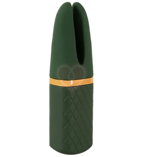 Мини-вибратор с двумя кончиками Emerald Love Luxurious Split Tip фото 1