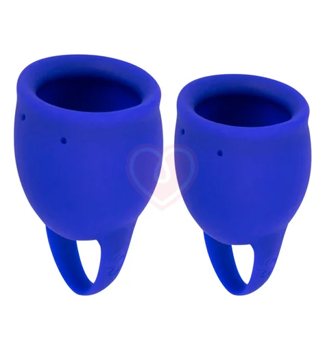 Набор из 2 менструальных чаш Lola Natural Wellness Iris синий фото 1