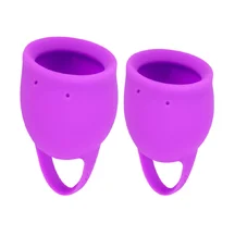 Набор из 2 менструальных чаш Lola Natural Wellness Tulip фиолетовый