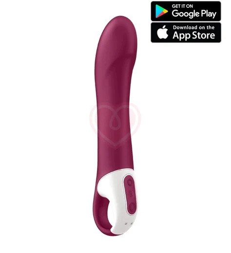 Вибратор Satisfyer Big Heat с функцией нагрева и приложением фото 1
