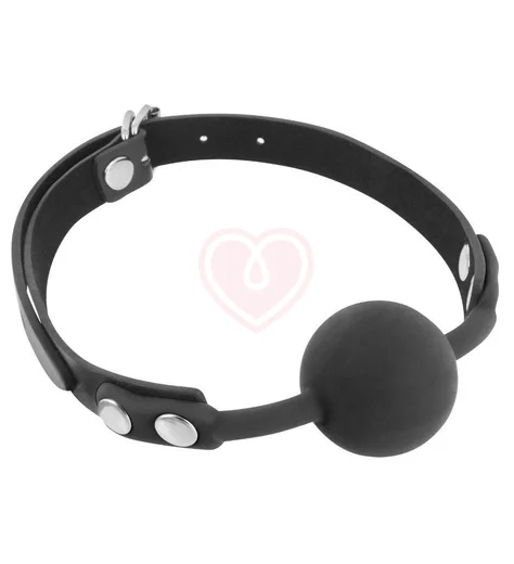 Кляп с силиконовым шариком Fetish Tentation чёрный фото 1