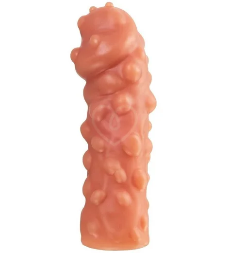 Стимулирующая насадка с бугоркам Kokos Penis Sleeve PS003-L фото 1
