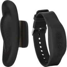 Вибратор для клитора с креплением и браслетом Lock-N-Play Wristband Panty Teaser черный