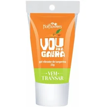 Жидкий вибратор унисекс Vou Pra Galera с ароматом мандарина 25 г