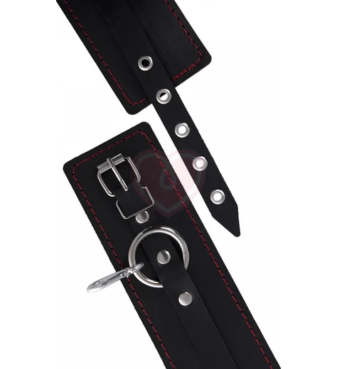 Бандажный набор с 3 точками фиксации Pecado BDSM черный фото 5