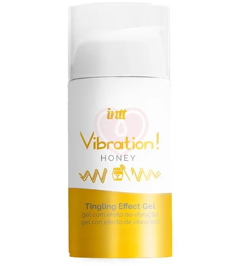 Стимулирующий гель со вкусом меда Intt Vibration! Honey 15 мл фото 1
