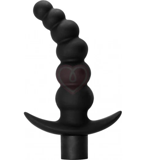 Анальные шарики c вибрацией Spice It Up Ecstasy черные фото 1