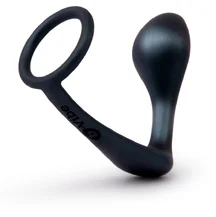 Анальная пробка с эрекционным кольцом Ringer Cock Ring Plug чёрный