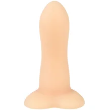 Фаллоимитатор на присоске в форме сердца Flow Emotional Soft Max телесный