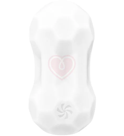 Мастурбатор с двойным рельефом Marshmallow Dreamy белый фото 1