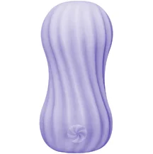 Мастурбатор с двойным рельефом Marshmallow Fuzzy Lavander лавандовый