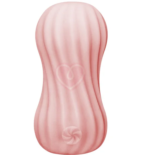 Мастурбатор с двойным рельефом Marshmallow Fuzzy розовый фото 1