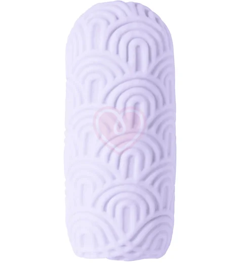 Мастурбатор с двухсторонним рельефом Marshmallow Maxi Candy фиолетовый фото 1