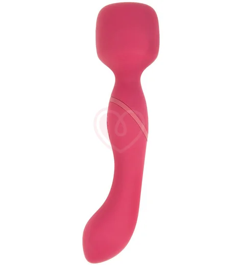 Двусторонний массажёр с нагревом Heating Wand красный фото 1