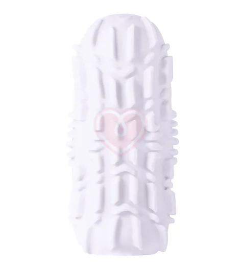 Мастурбатор с двухсторонним рельефом Marshmallow Maxi Fruity белый фото 1