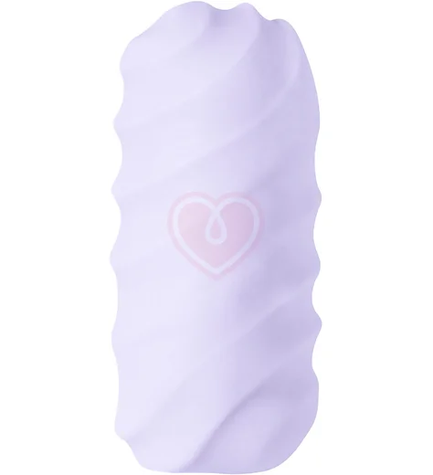Мастурбатор с двухсторонним рельефом Marshmallow Maxi Juicy фиолетовый фото 1
