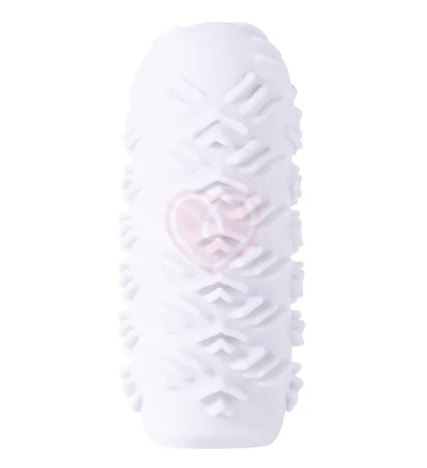 Мастурбатор с двухсторонним рельефом Marshmallow Maxi Juicy белый фото 1