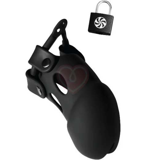 Мужской пояс верности Guard Vanilla чёрный фото 1