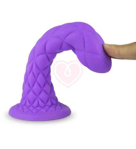 Фаллоимитатор на присоске Silexd Fantasy Line Dreamy фиолетовый фото 3