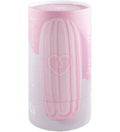 Мастурбатор с двухсторонним рельефом Marshmallow Maxi Syrupy розовый фото 6