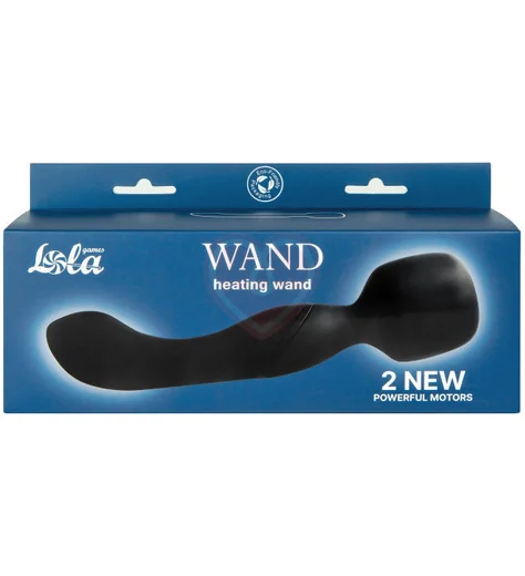 Двусторонний массажёр с нагревом Heating Wand чёрный фото 6