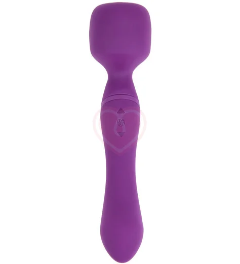 Двусторонний массажёр с нагревом Heating Wand фиолетовый фото 3