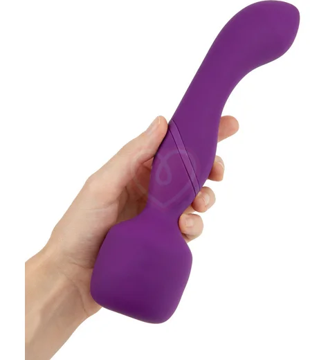 Двусторонний массажёр с нагревом Heating Wand фиолетовый фото 4
