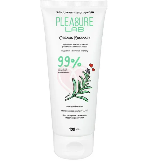 Лубрикант на водной основе Pleasure Lab Organic Rosemary с розмарином 100 мл фото 1