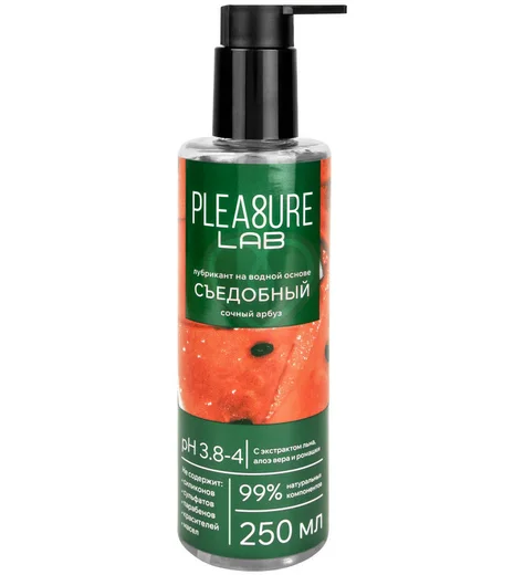 Съедобный лубрикант для орального секса Pleasure Lab сочный арбуз 250 мл фото 1
