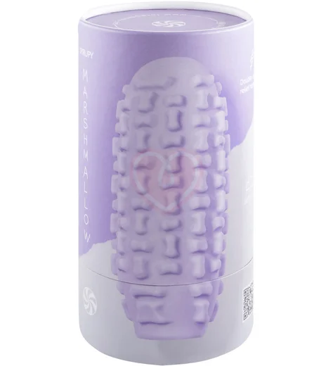 Мастурбатор с двухсторонним рельефом Marshmallow Maxi Syrupy фиолетовый фото 3