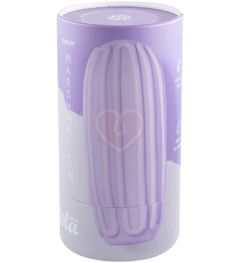 Мастурбатор с двухсторонним рельефом Marshmallow Maxi Syrupy фиолетовый фото 4