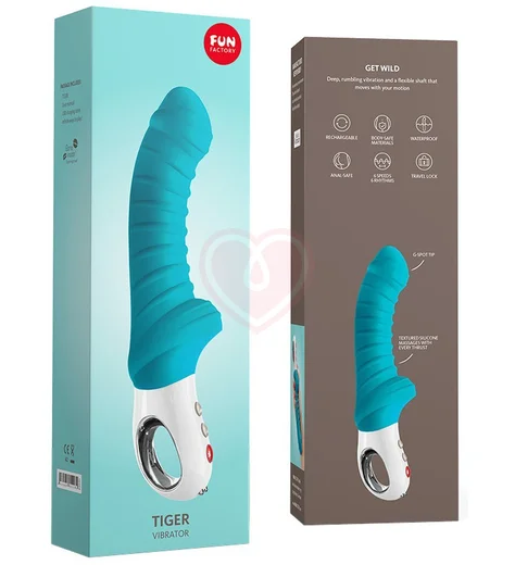 Вибратор Fun Factory Tiger G5 бирюзовый фото 4