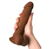 Реалистичный вибратор ToyFa RealStick Elite Mulatto мулат 16 см фото 5