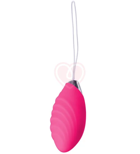 Виброяйцо и вибронасадка на палец Jos Vita розовая фото 2