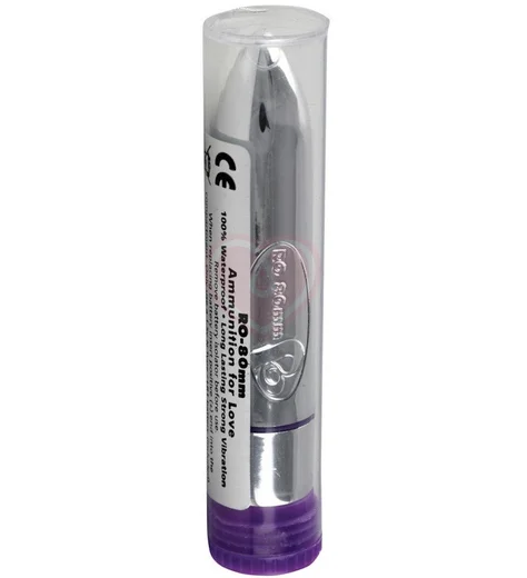 Вибропуля Rocks Off RO-80 Single Speed серебристая фото 2