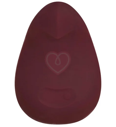 Гибкий мини-вибратор Dame Products Pom бордовый фото 2