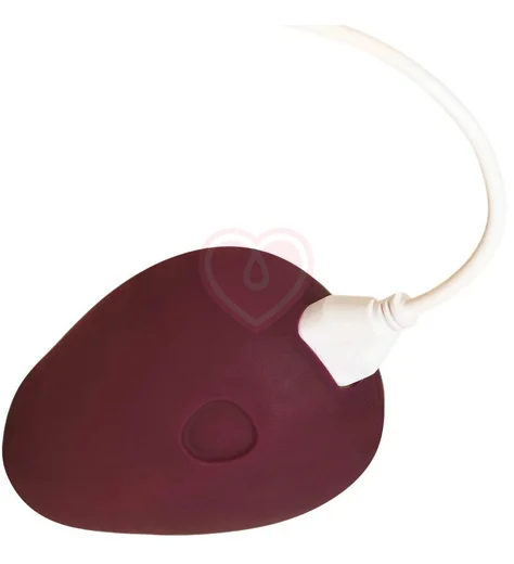Гибкий мини-вибратор Dame Products Pom бордовый фото 3