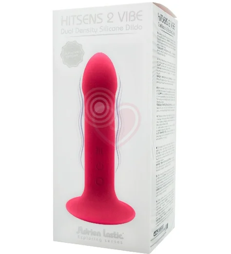 Вибратор с присоской Hitsens 2 Vibe розовый 14,5 см фото 2